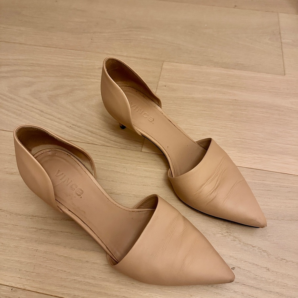 Vince Tan D’orsay heels - SALE!!